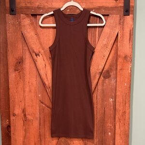 Old Navy Chocolate Brown Ribbed Tank